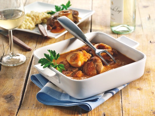Ricetta di vitello Ossobuco alla milanese con risotto